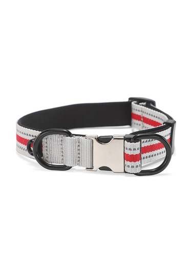Evcil Hayvan Tasması For S Gümüş Siyah Kırmızı Haki