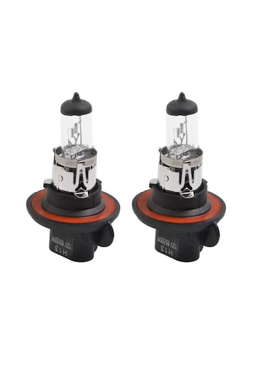 2 Adet 12v H13 9008 60/55w Halojen Standart Renk Ampul