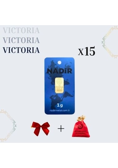 Vıctorıa Gold 15 Adet 1 Gr 24 Ayar 995 Altın Hediyeli