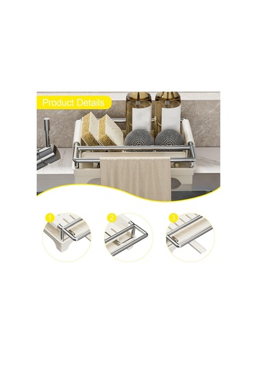 Suntek Mutfak Lavabosu Ev Dekorasyonu Için Süngerlik, Hızlı Bej