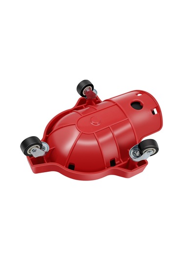 Monyee Siyah Tekli Seramikçiler İçin Kaydırmalı Dürtüye Dayanıklı Dizlik - Universal Tekerlekli Kolay Taşınabilir Koruyucu Yastık