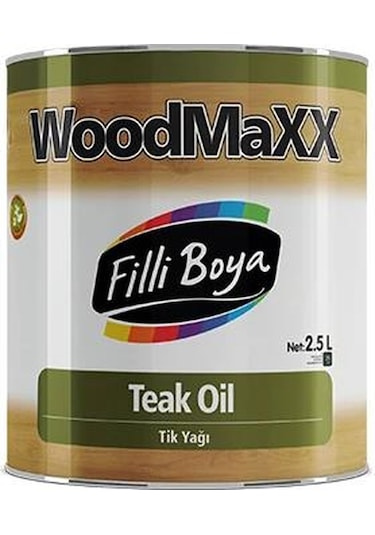 Filli Boya Woodmaxx Teak Oil Tik Yağı 0,75 Lt
