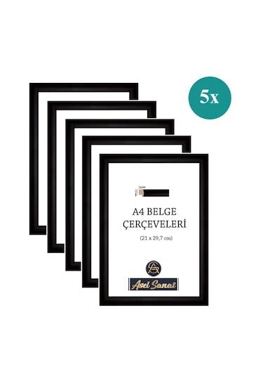 5li A4çerçeve Seti Siyah