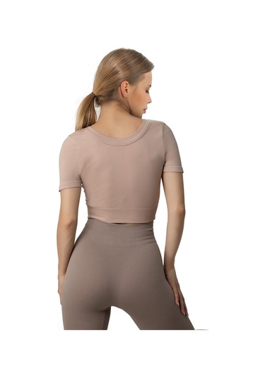 Doremi Dikişsiz Kısa Spor Üst 001