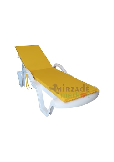 Mirzademarket Şezlong Minderi Standart Su Geçirmez Malzeme-Sarı