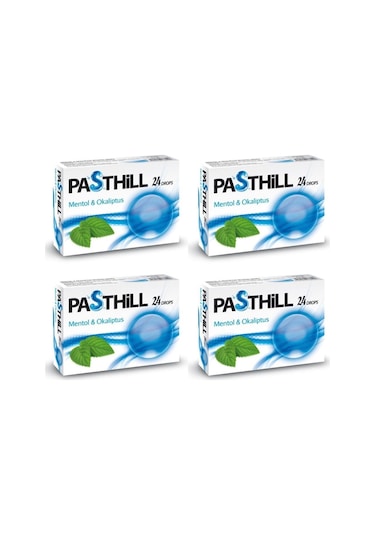 Ledapharma Pasthill Mentol & Okaliptus 24 Adet Boğaz Pastili X4