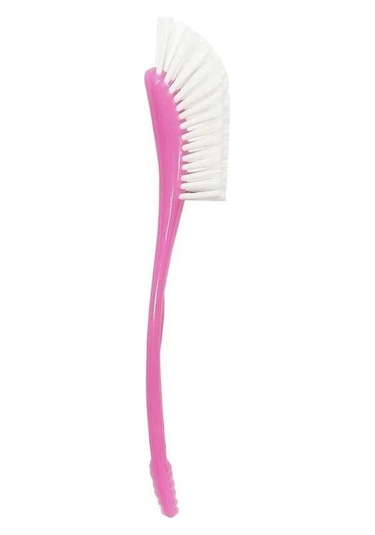 Flybuy 2 Adet Naylon Bebek Şişe Fırçası, Temizleyici Çocuk Şişe Fırçası, 45x250 Mm, Mavi/pembe