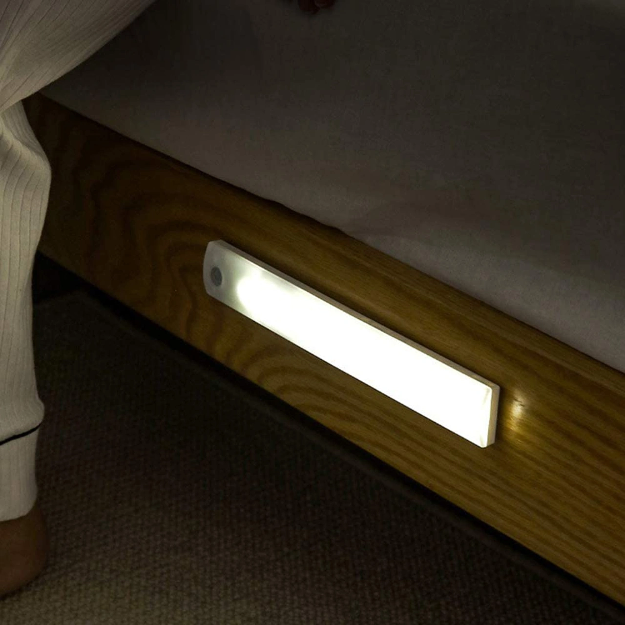 Yaleker Led Hareket Sensörlü Işık, Usb Şarjlı, 7 Led Beyaz Işık, 350mah, Dolap/yatak Odası/merdiven Işığı X15 Diğer