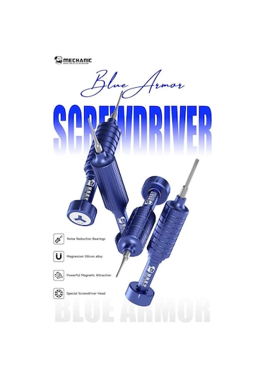 Mechanic Blue Armor 4'ü 1 Arada Manyetik Hassas Tornavida Seti