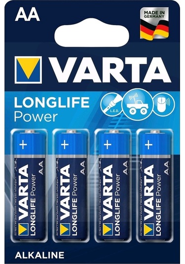 Varta Longlife Power 4906 Blister AA Kalem Pil 4'lü