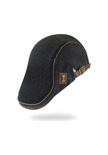 Lucky Power Erkek Retro Şapka 0754 Siyah