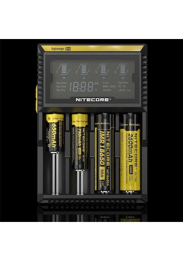 Nitecore D4 Pil Dolum Kiti (Digicharger)