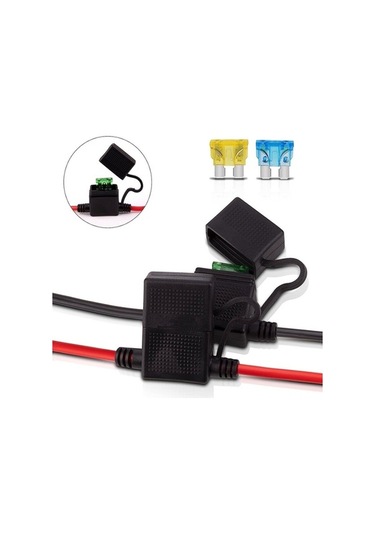 Novahub Halka Terminalleri Ve 4 Konnektörlü Çift Pozitif/negatif Atc Sigorta Tutucu 10awg Tel