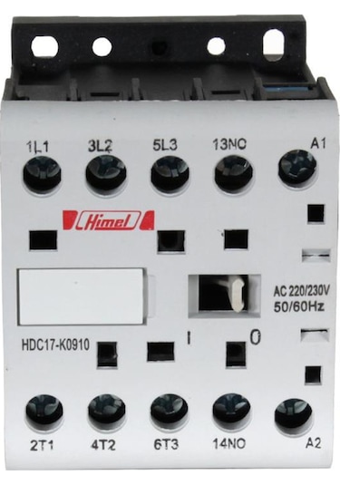 HİMEL Mini Kontaktör-9A-1 NO   220V  50Hz