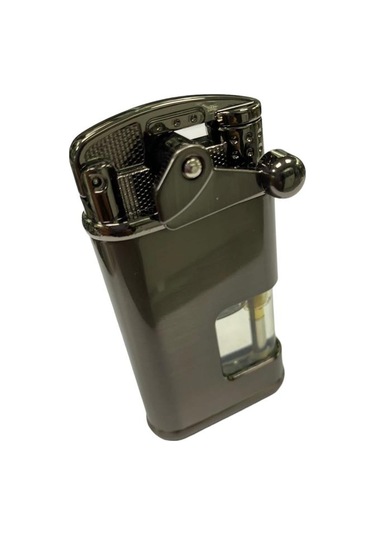 Elif Pürmüzlü Kırmızı Mavi Işıklı Çakmak Füme 709402