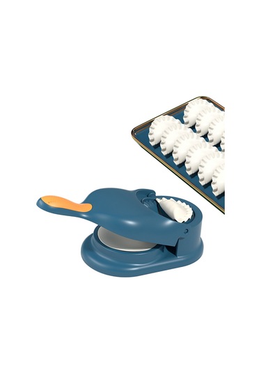 Kosona Mavi Ev Kullanıma İçin Manuel 2'li Manti Hamuru Sıkma Ve Sarma Aleti, Mutfak Zırhlı Plastik Hamur Kalıbı Diğer