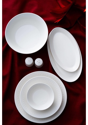 Rienna 6 Kişilik 29 Parça Yemek Takımı Beyaz