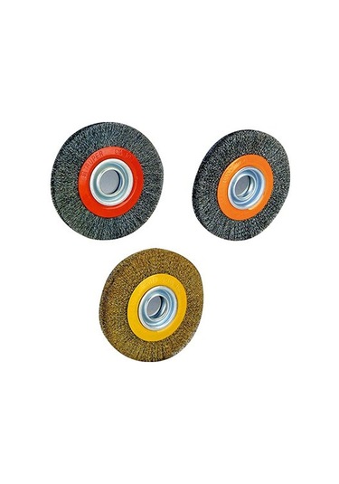 Leo Dairesel Tel Fırça Çelik Telli 175X25Mm