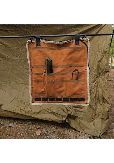 Homyl Seyahat Barbekü Için Sofra Saklama Çantası 38x36.5cm Haki
