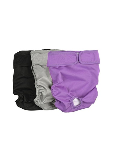 Pet Fizyolojik Pantolon Pet Su Geçirmez Külot, Boyut: S Mor