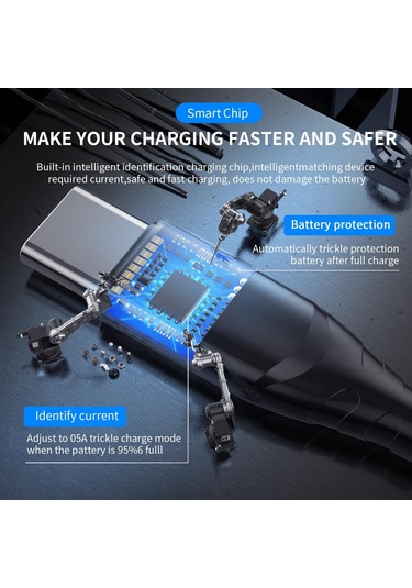 Ryra 540 Manyetik Kablo 3a Hızlı Şarj Mikro Usb C Tipi Kablo Iphone Huawei Xiaomi Samsung Veri Şarj Aleti Kablosu Macbook Uyumlu İçin