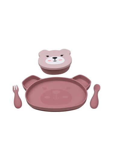 Tum Tum Silikon Beslenme Seti 7 Parça - Betsy Bear