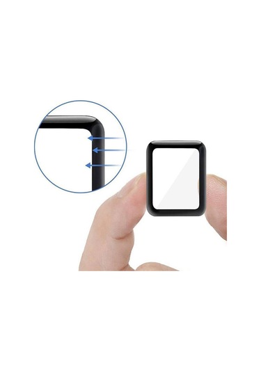 Ally Haylou Ls02 3D Full Kavisli Pmma Cam Ekran Koruyucu (459742130)-Siyah