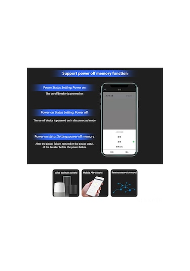 Shineyee Tuya Wifi Akıllı İki Yollu Kesici 16a, Uzakdan Kontrol, Gölge Kutusu Işık Anahtarı, Tekli Paket Tuya Wifi