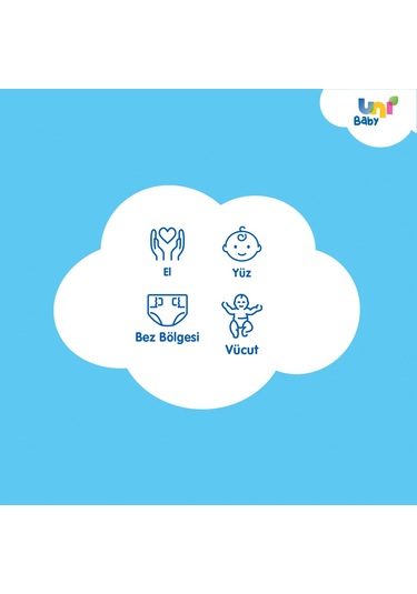 Uni Baby Vücut Temizleme Havlusu Xxl 5'li 250 Yaprak