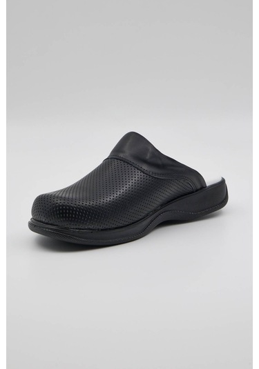 Term-0010 Quicksteps Professional Erkek Anatomik Ve Comfort Sabo Terlik Siyah