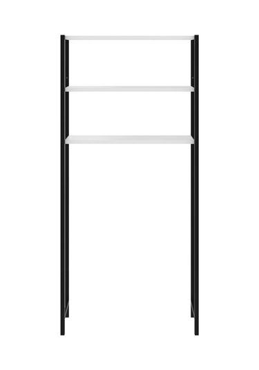 Nova Çamaşır Makinesi Üstü Düzenleyici Raf Banyo Dolabı Rafı Makina Üstü Dolap Raf Beyaz