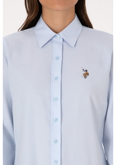 U.s. Polo Assn. Kadın Açık Mavi Gömlek Basic 50308043-vr003 Acık Mavı U.s. Polo Assn. Kadın Açık Mavi Gömlek Basic 50308043-vr003 Acık Mavı