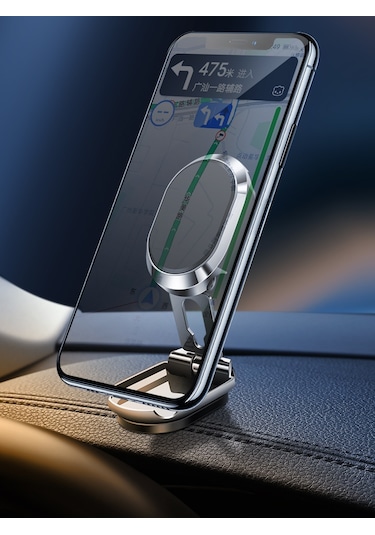 Katlanabilir Manyetik Mini Araç İçi Ve Masaüstü Telefon Tutucu