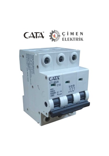 Cata Ct 9628 3x10a 4.5ka C Tipi Otomatik Sigorta