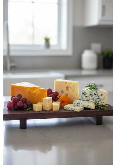 Bambum Bamira Dikdörtgen Küçük Ayaklı Sunum Tahtası B1630