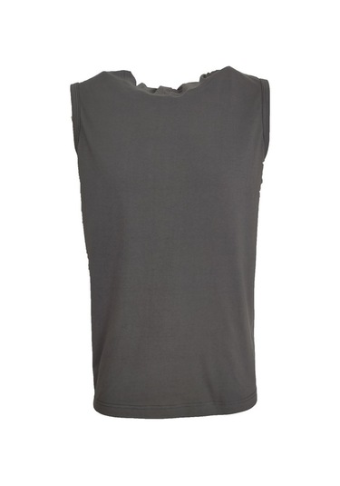 Siyah Kolsuz Kapşonlu Tshırt-Siyah