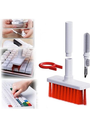 5 Fonksiyonlu Profesyonel Klavye Airports Kamera Kulaklık Temizleme Kiti Gamer Temizlik Seti