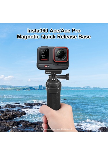 Yifomall Insta360 Ace/ace Pro İçin Puluz Pu965b Alüminyum Manyetik Hızlı Çıkarılabilir Taban