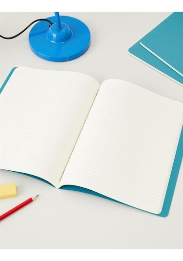 Moleskine Çizgili Cahier Not Defteri 3'lü Set Xl Boy Canlı Mavi Mavi