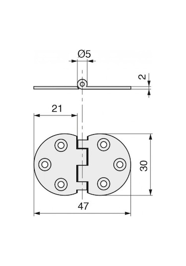 Salıncak Kapılar Ve Mobilyalar İçin Dayanıklı Ve Kolay Kurulum Nikel