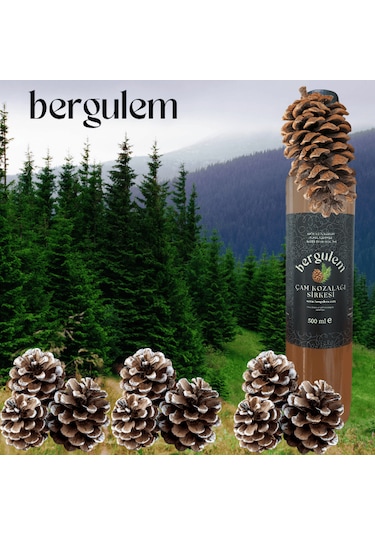 Bergulem Doğal Çam Kozalağı Sirkesi 500 ML