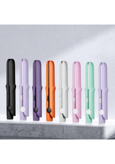 Beyaz Mini Bukle Makinesi Saç Düzleştirici Taşınabilir Çok Fonksiyonlu Seramik Hızlı Is Saç Bigudi Saç Şekillendirme Seti 56659649