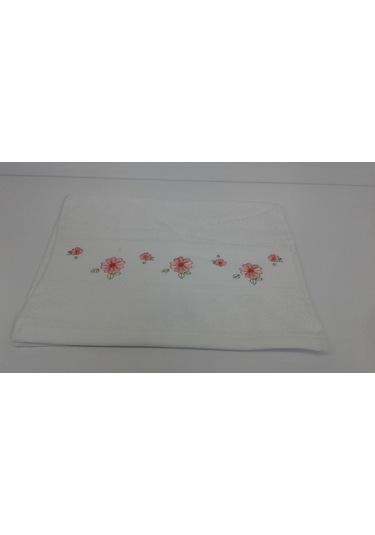 Soley Gardenya Nakışlı Mutfak Havlusu 6 Lı Pembe