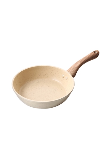 Yaozixa Sağlık Taşı Kaplama 20cm Tek Kişilik Yapışmaz Tava - Gazlı Ocak İçin Çok Renkli