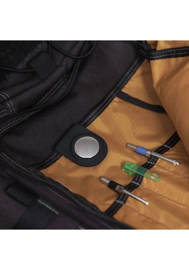 Airtag Raptic Anchor Serisi Klipsli Airtag Kılıfı Siyah Siyah