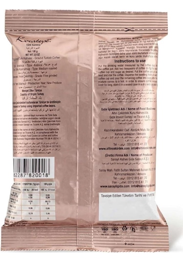 Kocatepe Türk Kahvesi 100 Gr X 6 Adet Öğütülmüş