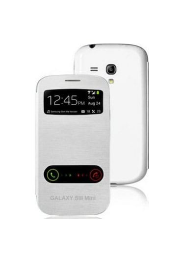 Samsung S3 Mini Flip Cover Kapakli Kilif 527225298 Renk-Ekran