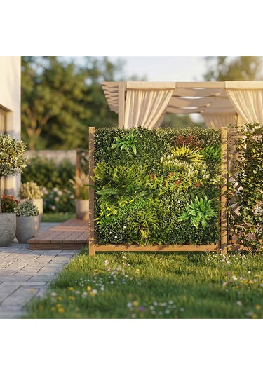 Koçtaş Yaprak Çit Renkli Çayır 100x100