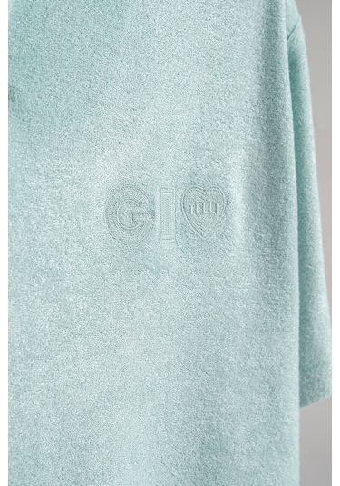 Giotelli Erkek Mint Normal Kesim Regular Fit Viskon Havlu Polo Yaka Tişört