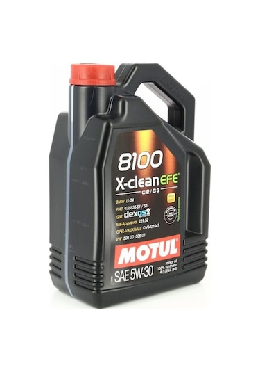 Motul 8100 X-Clean Efe 5W-30 Tam Sentetik Partiküllü Motor Yağı 4 L